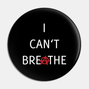 George Floyd I Can't Breathe Black Lives Matter BLM Pin