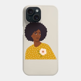 Young african-american woman Phone Case