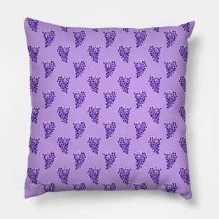 Simple Grapes Purple Pattern Pillow