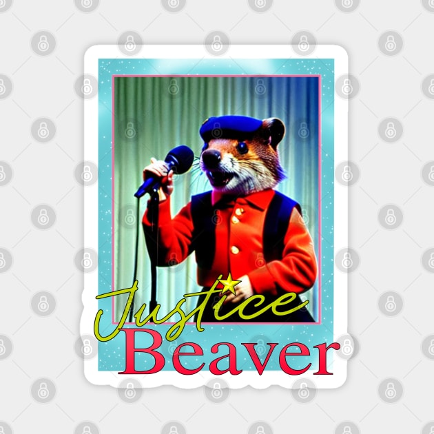 Justice Beaver 2 (pop music star) Magnet by blueversion