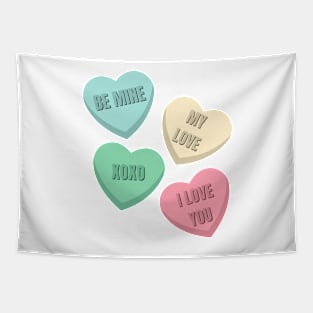 Conversation Hearts Tapestry