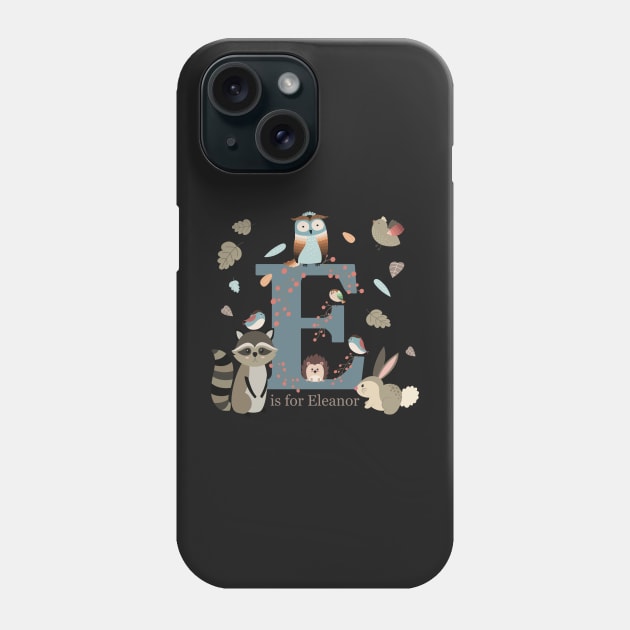 E is for Eleanor...... personalised children’s gifts Phone Case by NattyDesigns