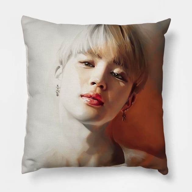 jimin semitone Pillow by GwynArt