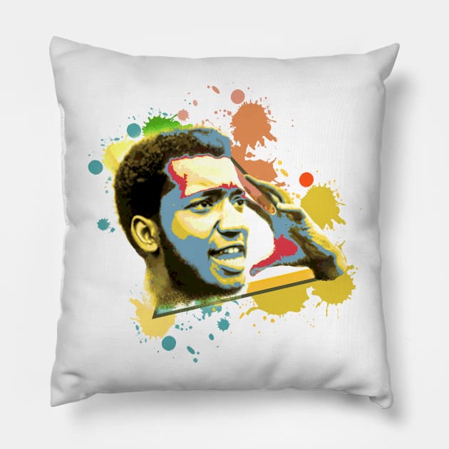 Fred Hampton Pillow by Creation Cartoon