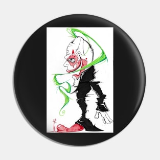 A Klown Trio 3 black clown Pin