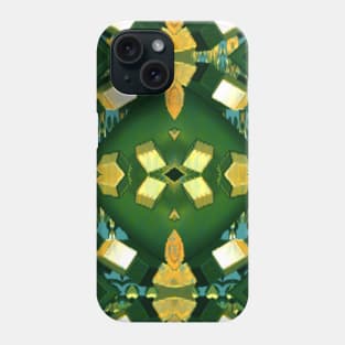 Spring Fling in Green and Gold Phone Case