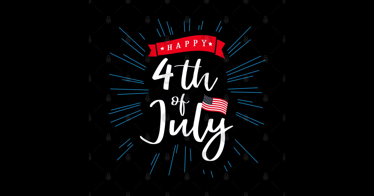 4th Of July Blue Beams American Flag American Flag TShirt TeePublic