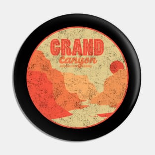 Grand Canyon National Park distressed Pin