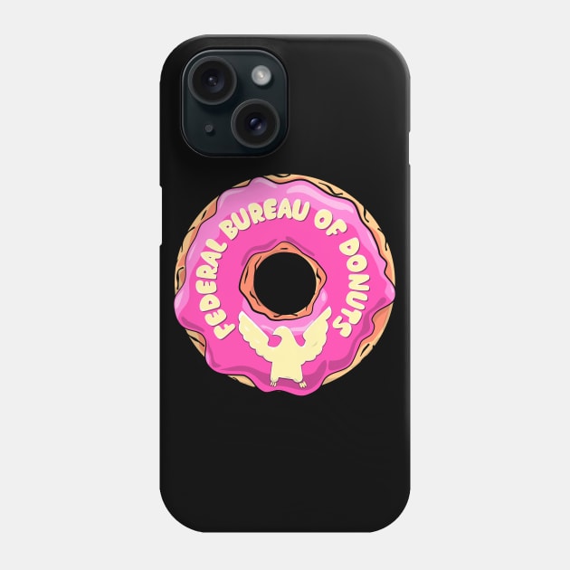 Federal Bureau of Control Donuts Phone Case by W.Pyzel