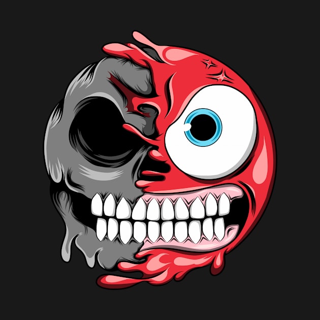 Angry Face Zombie Emoji by D3monic