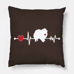 Pomeranians Make Your Heart Beat Pillow