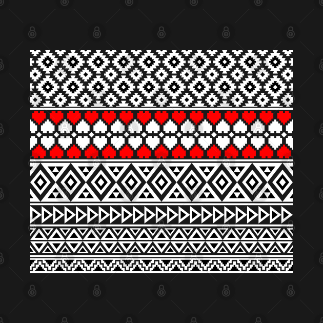 Aztec Elements Pattern by TheArtism