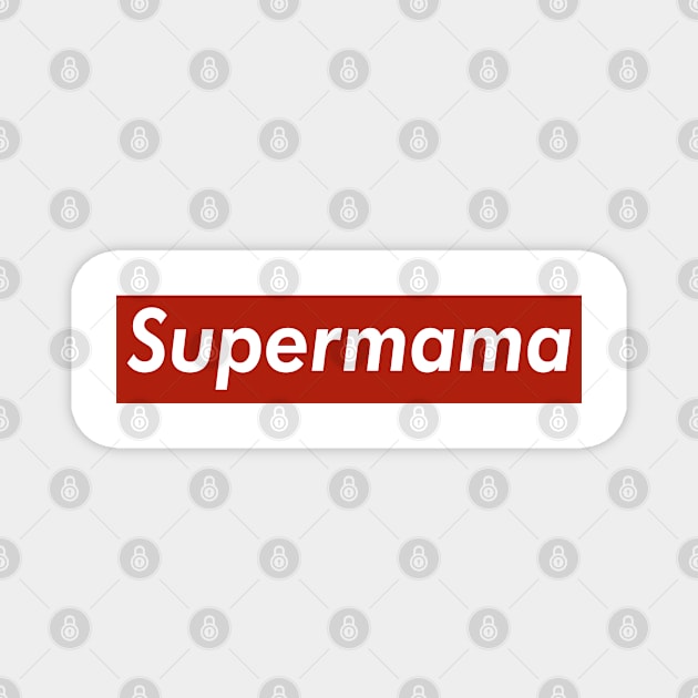 Supermom, mom gift Magnet by EmaUness1art