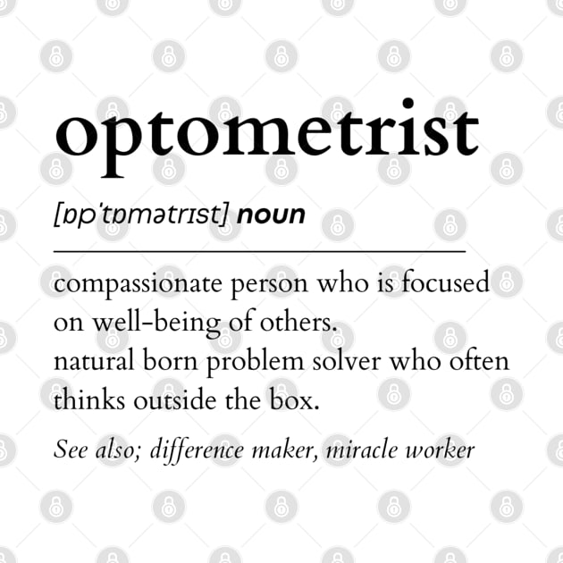 Optometrist Noun by IndigoPine