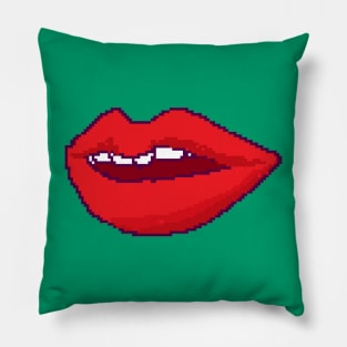 Red Lips Pillow