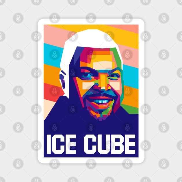Ice Cube rapper Magnet by mrcatguys