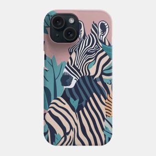 Modern  Savanna Wild Animal Zebra Stripes Pattern Phone Case