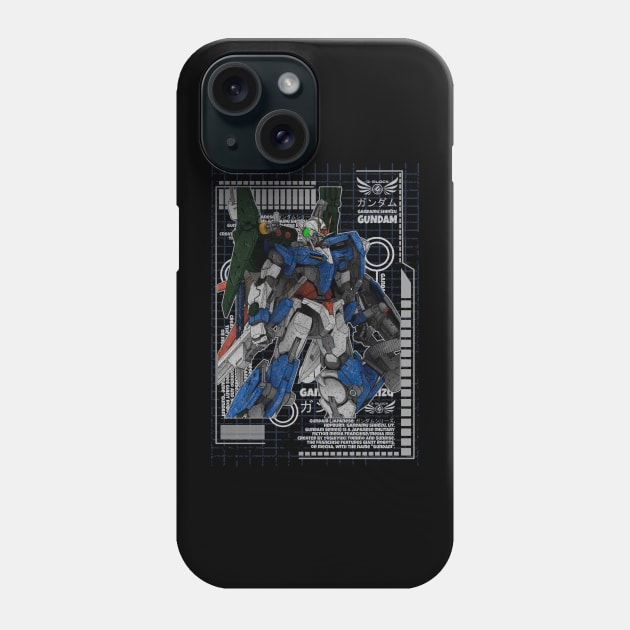 GN-001 Gundam Exia Phone Case by gblackid