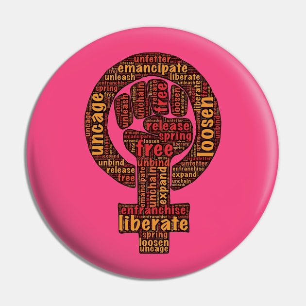 women's liberation symbol Pin by johnhain