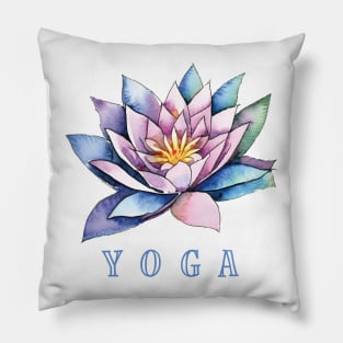 Yoga Lotus Flower Pillow