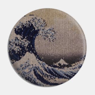 The Great Wave Kanagawa sewing Pin