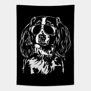 Funny Proud Kooikerhondje sunglasses cool dog Tapestry