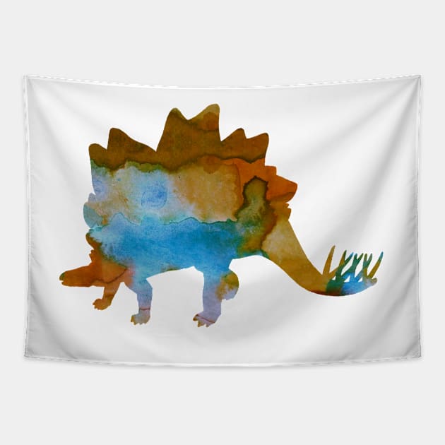 Stegosaurus Tapestry by BittenByErmines