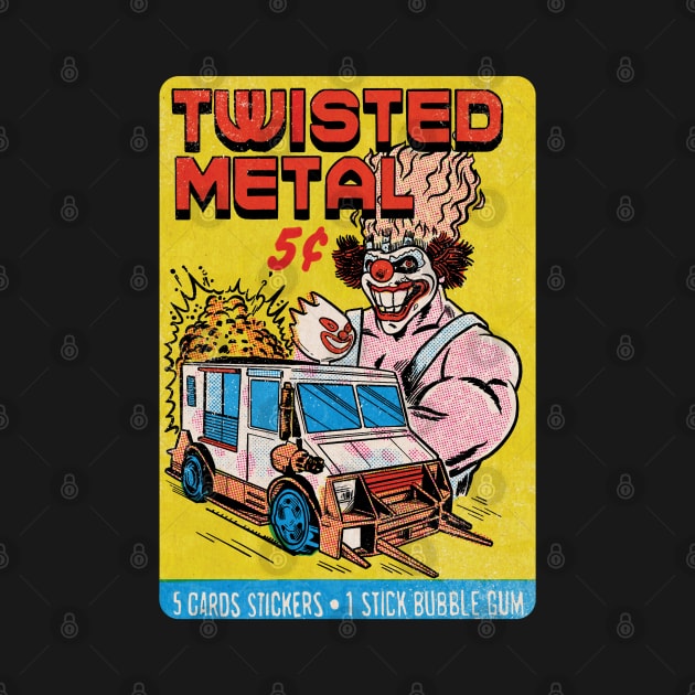 Twisted Metal Bubble Gum card fan art by MarkScicluna