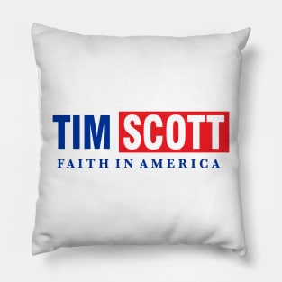 Tim Scott For President // Faith In America Pillow