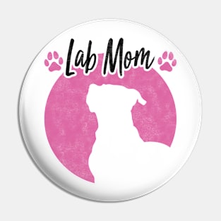 Lab Mom, Labrador Retriever lover Mother's Day Pin