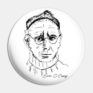 Seán O'Casey / Irish Socialist Playwright/Writer/Dramatist Pin