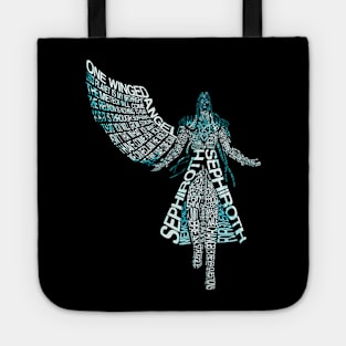 Typography One Winged Angel Tote