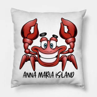 Anna Maria Island Florida Beach Crab Pillow