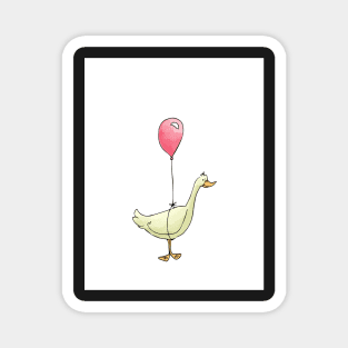 Duck with Balloon - Happy Birthday Magnet