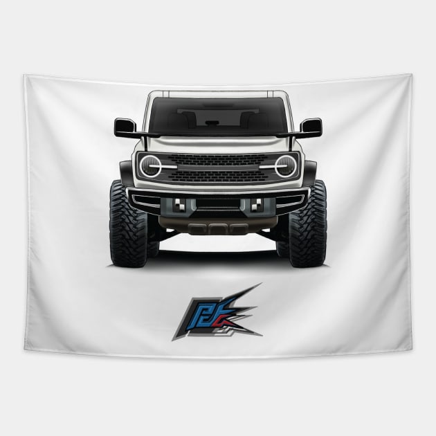 ford bronco raptor Tapestry by naquash