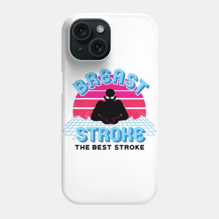 Retro Breaststroke Swim Fan Retro Swim Team Phone Case