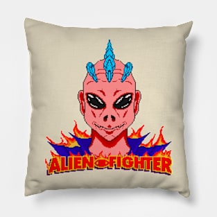 Alien Fighter Pillow