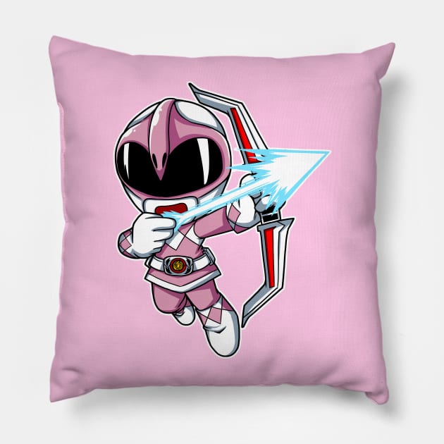 Pink Ranger Ptera Pillow by HiroRay1984