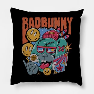 Bad bunny Pillow