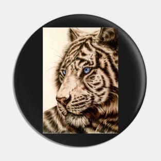 White Tiger Pin