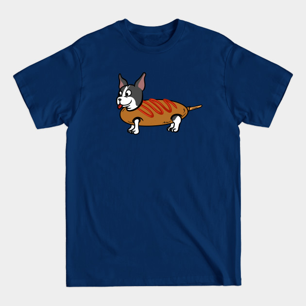 Discover Boston Terrier Corn Dog - Boston Terrier - T-Shirt