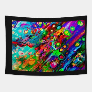 3D Paint Splotches Tapestry