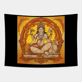 Indra Indian deity Tapestry