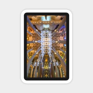 Sagrada Familia cathedral in Barcelona, Spain Magnet
