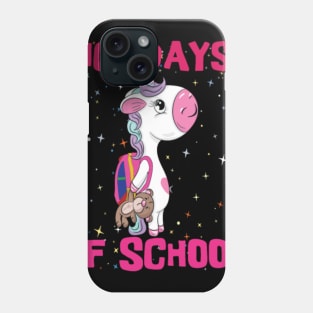 Happy Magical 100 Days Of School - Unicorn 100 Day Phone Case