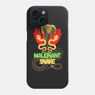 evil snake, sinister symbol: extroverted colors Phone Case