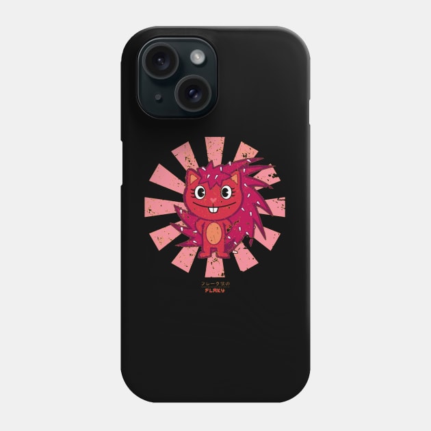 Flaky Retro Japanese Happy Tree Friends Phone Case by squids_art