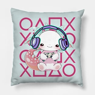 Gamer Axolotl Pillow