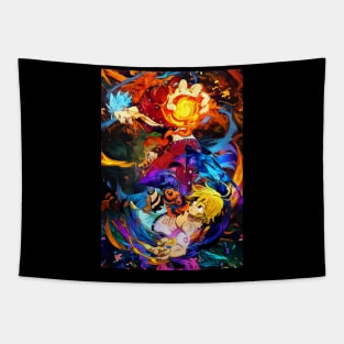 Fox Sin of Greed Tapestry