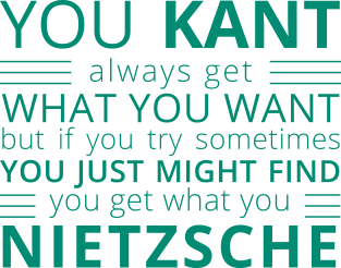 Kant & Nietzche Magnet